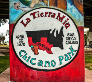 Chicano Park/La Tierra Mia Logo (1974) Charlotte Marie Hernandez-Terry